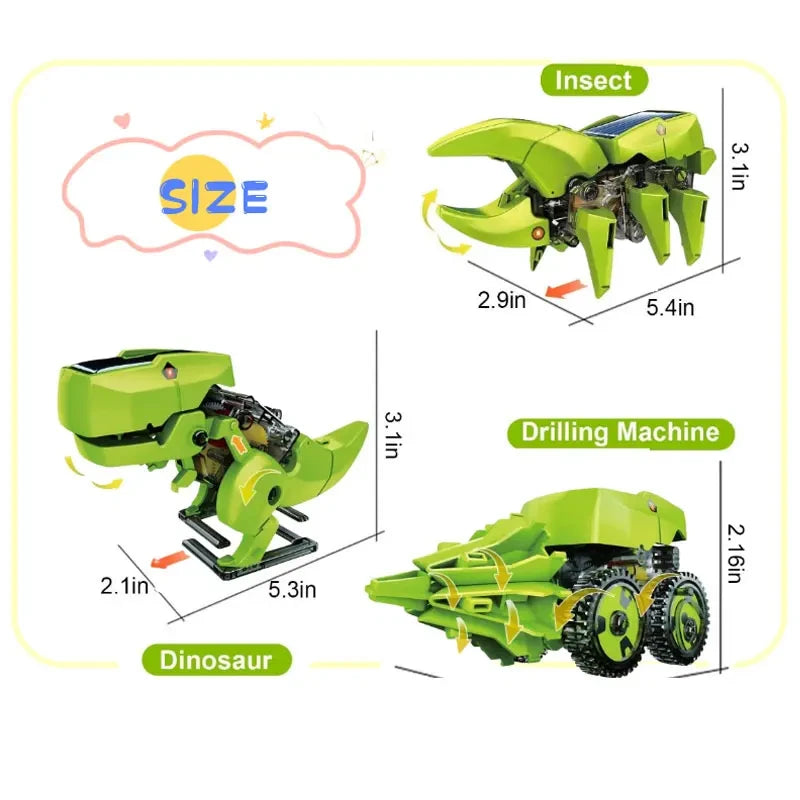Solar Dinosaur Robot Kit