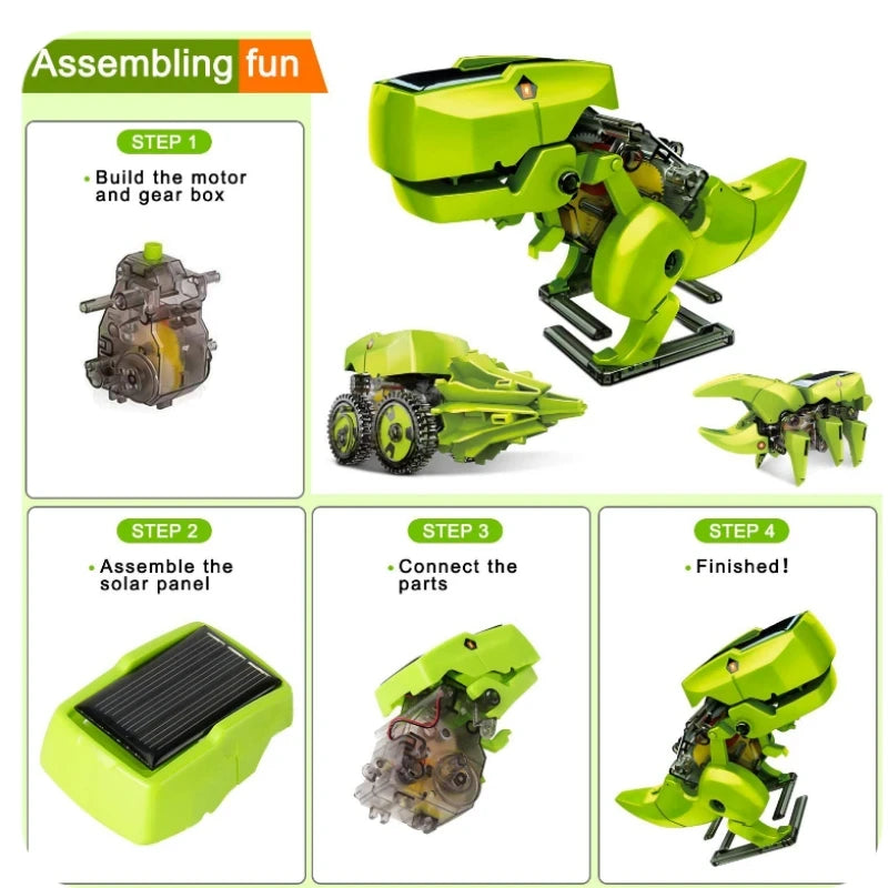 Solar Dinosaur Robot Kit